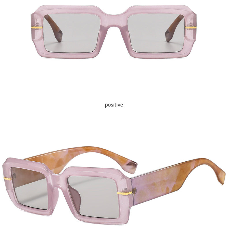 Gafas de sol de PC de marco cuadrado al por mayor